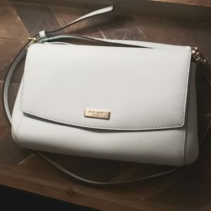 NWOT Kate Spade Carson convertible blue leather ocean fog crossbody bag